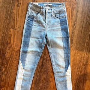 Levis 721 high rise skinny jeans size 25